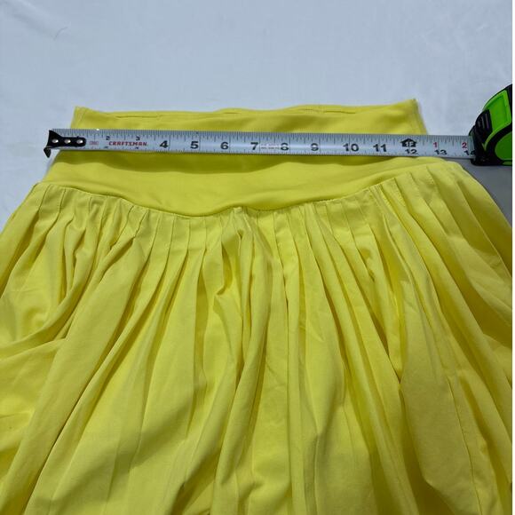 All In Motion Athletic Skort Yellow Pleated Tennis Golf Tummy Control Size XS - Picture 7 of 7